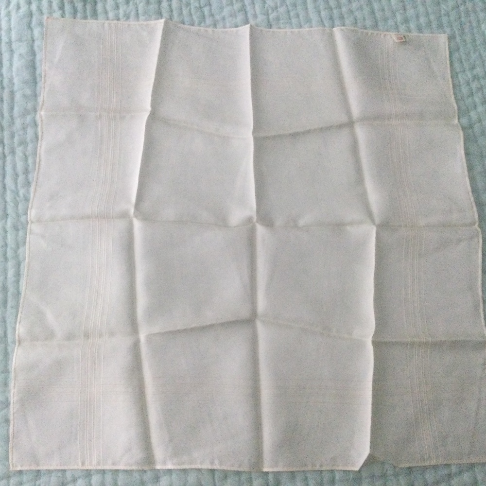 Vintage Pure Silk Handkerchief / Scarf Made In Macclesfield England